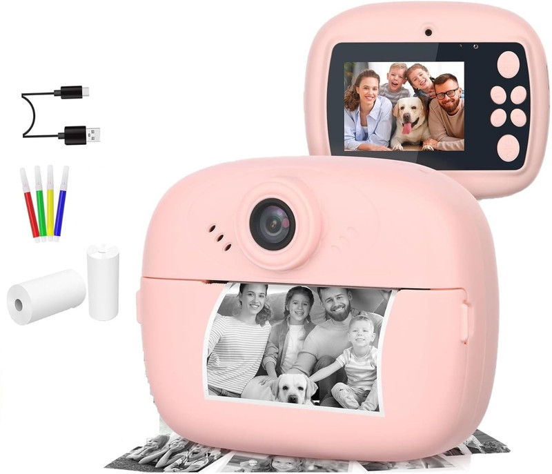 Gentle e kart Instant Print Kids Camera Best Camera For Kids With Print |Camera For Photography & Videography With Color Instant Camera(Blue)