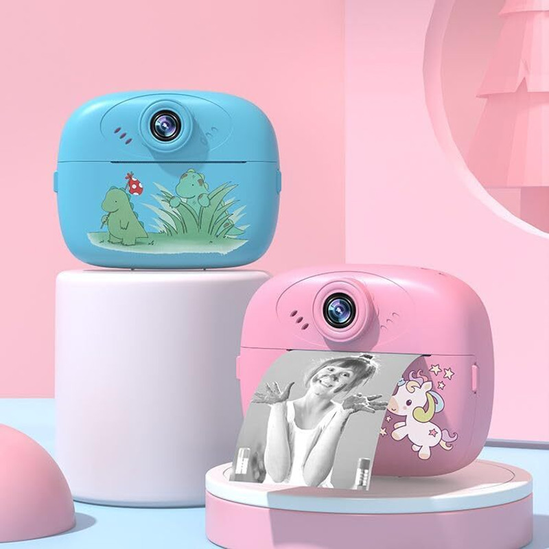 Xydrozen Insta-20 Kids Instant Print Camera Portable Mini Photo Printer Camera for Children Instant Camera(Multicolor)