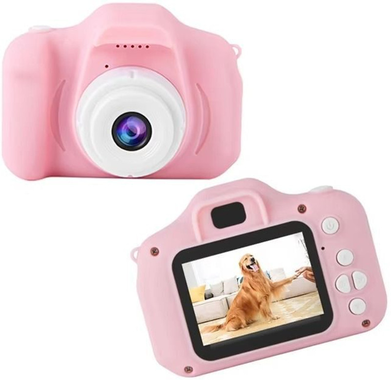 PlayPulse SnapJoy Mini Rechargeable Digital Camera for Kids – Selfie, Video, Games & More Instant Camera(Multicolor)