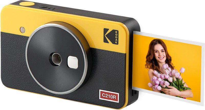 KODAK Mini Shot 2 Retro 2.1" X 3.4" Instant Camera(Yellow)