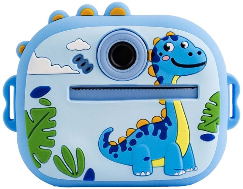 HAPPY CHAPPIE DIY instant photo printer cemera Instant Print - Mini Digital Camera HD Photo & Video with Games Toy Camera Instant Camera(Blue)