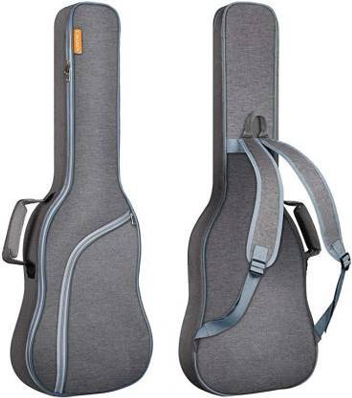 BAKHE HUB Dual Pocket Acoustic Guitar Gig Bag with Foam Padding Guitar Bag