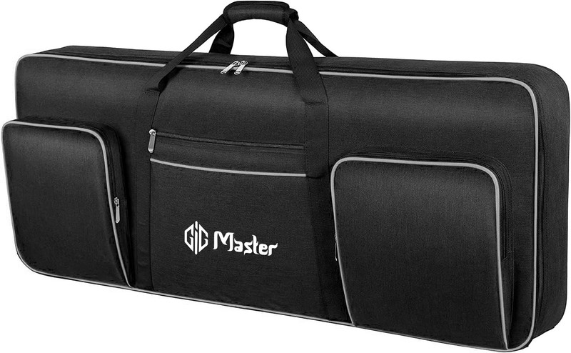 GIG Master Cover for Casio CT-X700, CT-X870IN, CT-X8000IN, CT-X9000IN, 61 Keys(Grey) Keyboard Bag