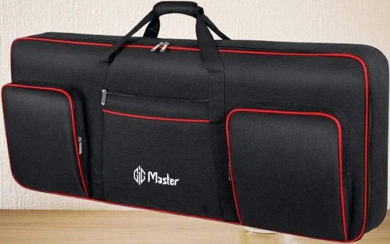 GIG Master Heavy Padded Keyboard Bag/Cover/Case for Roland E-X50, 61 Keys-Red Keyboard Bag