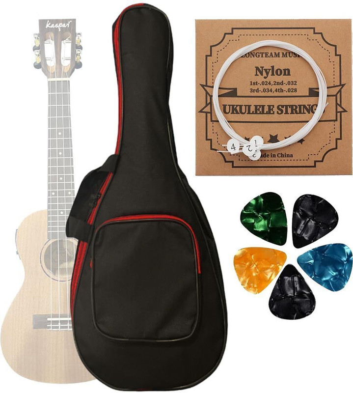 IMAGINEA 26 Inch Ukulele Bag Concert Size 6MM Padded Case with Ukulele String & 5picks Ukulele Bag