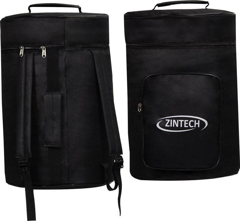 Zintech Dholak Bag – Padded Protective Soft Case with Strong Zipper and Shoulder Strap Drum Bag