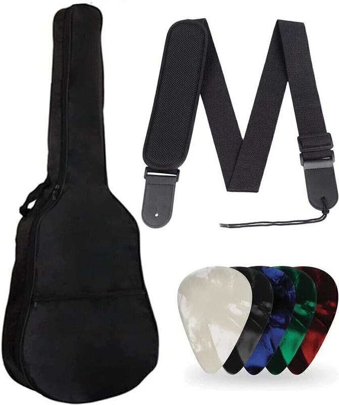 AMG Music Guitar Bag With Quick Change Capo for Yamaha Kadence Juarez and All Acoustic Guitar Bag