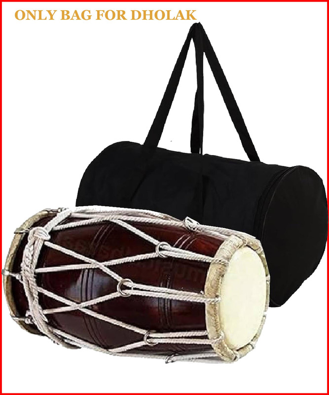 MUSIKING DHOLAK COVER WITH TOP BOTTOM PADDED A58 Drum Bag