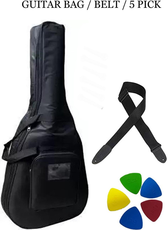 HouseOfCommon GUITAR BAG BELT AND PICKS 5 MDCL A5 Guitar Bag