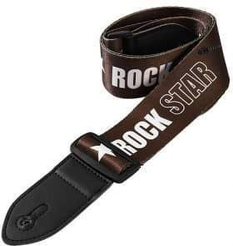 FEELFINGER Guitar Shoulder Strap Belt rockstar style design for Electric & Acoustic Guitars Polyester Strap(Multicolor)