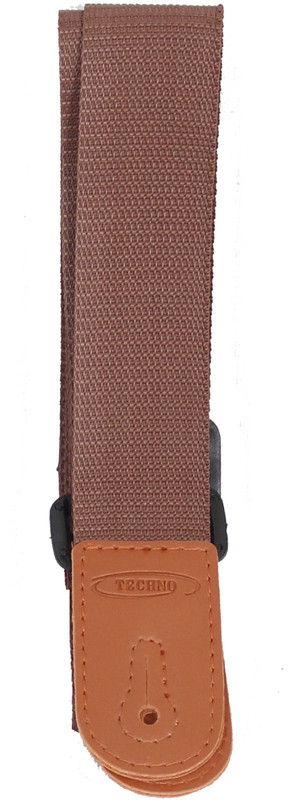 Techno GUITAR BELT FOR ACOUSTIC GUITARS Nylon Strap(Brown)