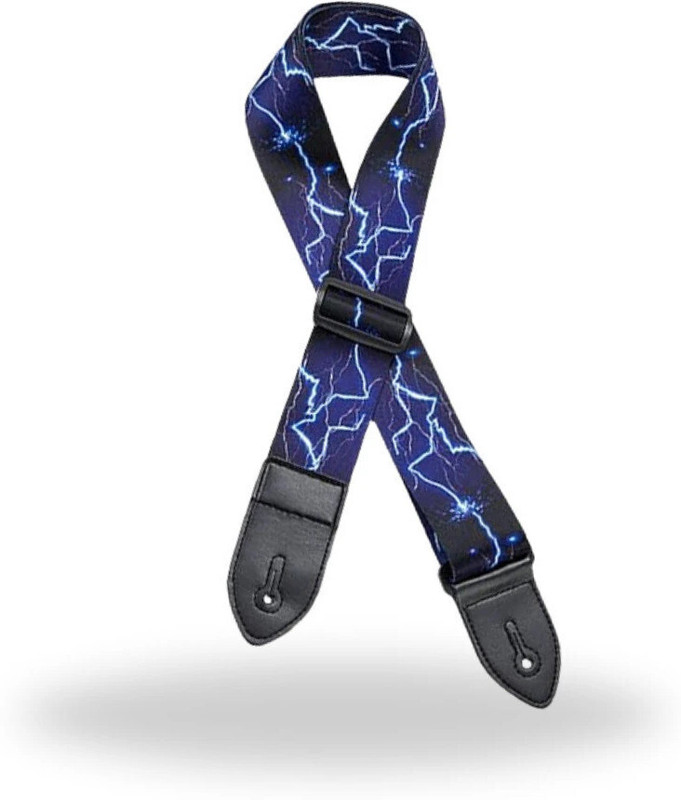 Mocking Bird Comfortable Guitar Strap for Acoustic Electric Guitars Guitar Strap for Ukulele Polyester, Nylon Strap(Multicolor)