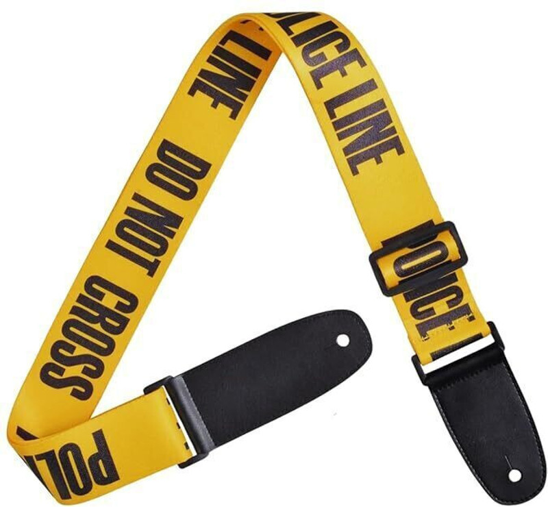 Urban Infotech Guitar Strap for Acoustic Guitar Belt For Bass Electric Guitars Polyester Strap(Yellow)