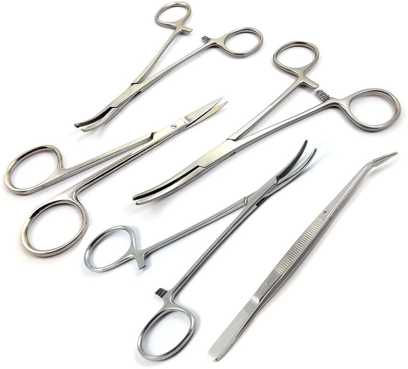 mediwave Professional Hemostatic Surgical Instruments - Set Of 5 Instrument Stringer