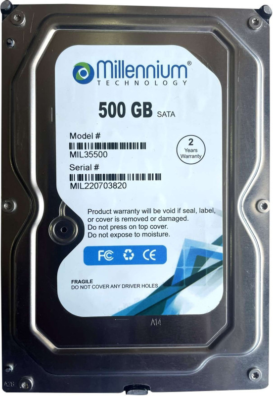D25 SURVEILLANCE SATA HARD DRIVE 500 GB Surveillance Systems Silver SATA Internal Hard Disk Drive (HDD) (500GB SURVEILLANCE SATA HARD DRIVE)(Interface: SATA, Form Factor: 3.5 inch)
