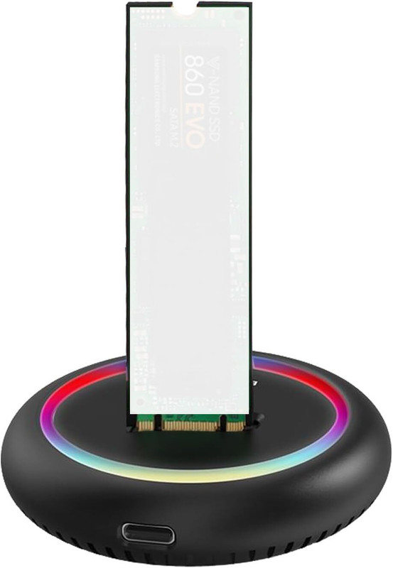 Etzin Both M Key & B+M Key NVMe PCIE and SATA NGFF SSD Dock 1 GB All in One PC's Black M.2 Internal Solid State Drive (SSD) (M.2 NVMe & SATA to USB C Docking Station, M.2 SSD to USB A C Reader Adapter)(Interface: M.2, Form Factor: M.2)