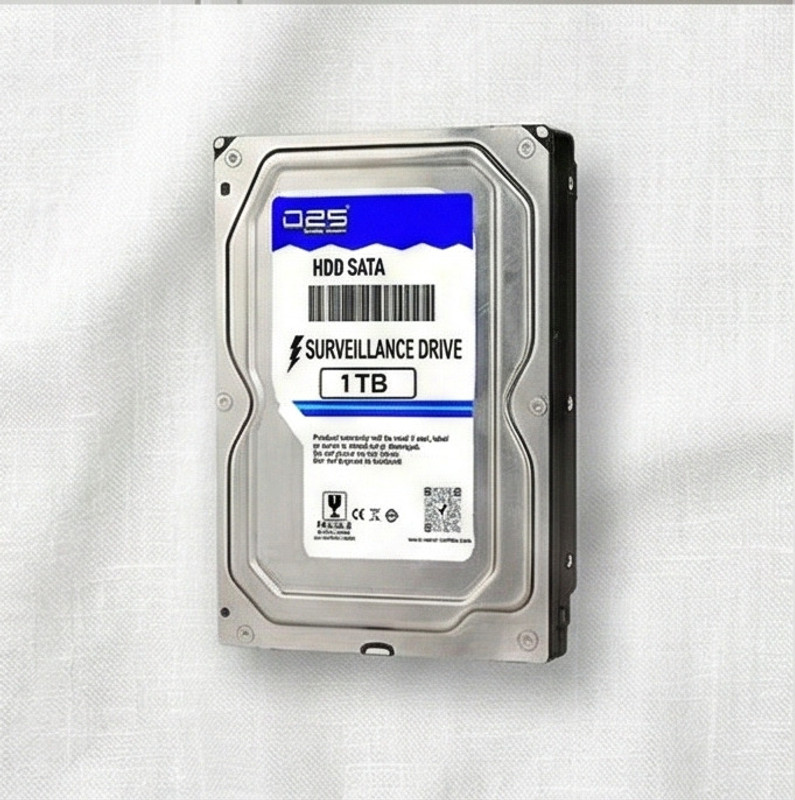 D25 Video 1TB Surveillance Hard Disk for All CCTV Camera DVR 1 TB Surveillance Systems Silver SATA Internal Hard Disk Drive (HDD) (1TB GB Hard Disk for CCTV DVR | 2 Years Warranty)(Interface: SATA, Form Factor: 3.5 inch)