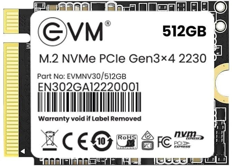 EVM EVMNV 128 GB All in One PC's, Desktop, Laptop Black PCIe NVMe Internal Solid State Drive (SSD) (EVMNV/128GB)(Interface: PCIe NVMe, Form Factor: M.2)
