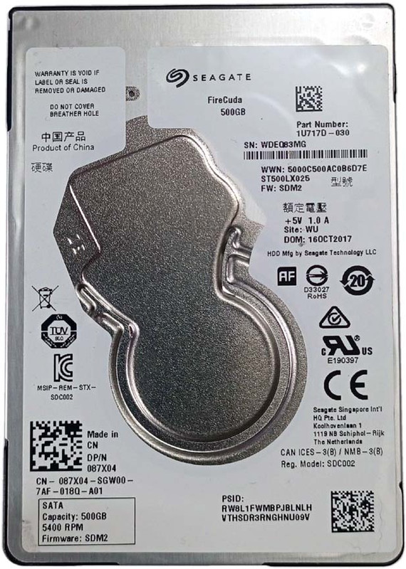 Seagate video 500 GB Laptop White, Silver SATA Internal Hard Disk Drive (HDD) (ST500MTP)(Interface: SATA, Form Factor: 2.5 Inch)