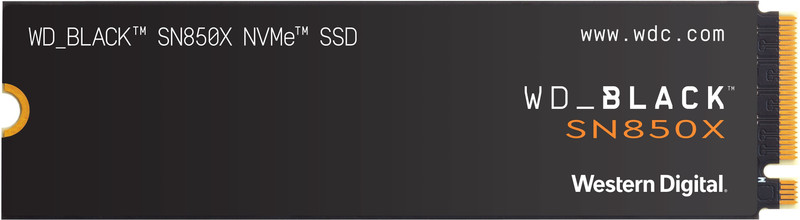 WESTERN DIGITAL WD SN850X 1 TB Desktop, Laptop Black PCIe NVMe Internal Solid State Drive (SSD) (WDS100T2XHE)(Interface: PCIe NVMe, Form Factor: M.2)