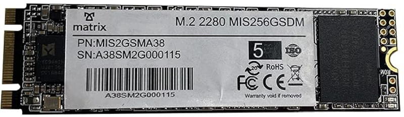 MATRIX M.2 SOLID STATE DRIVE 512 GB Desktop, Laptop Multicolor M.2 Internal Solid State Drive (SSD) (XS00M00512)(Interface: M.2, Form Factor: 2.5 Inch)