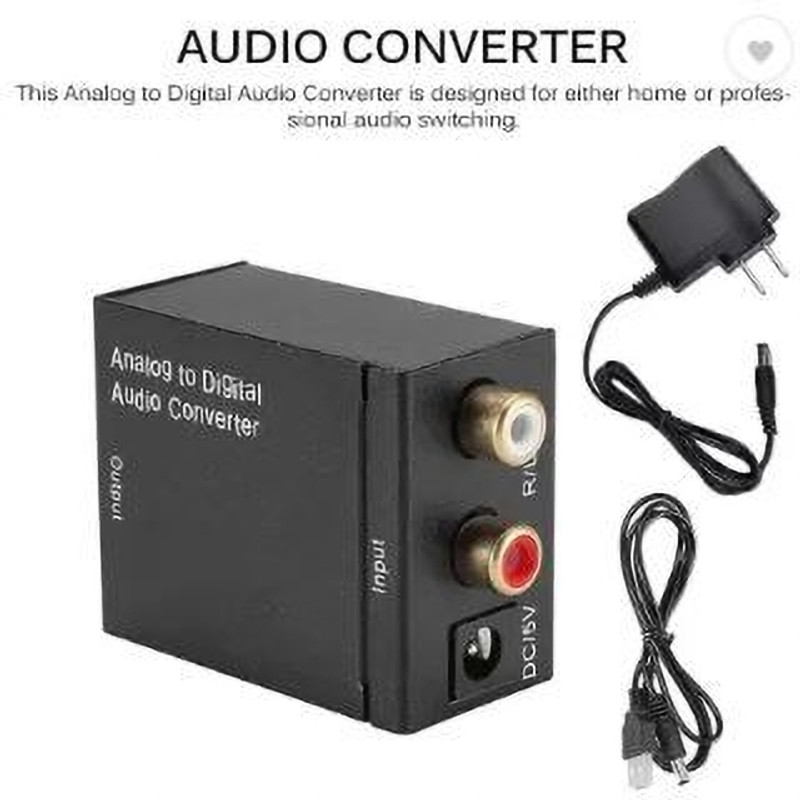 TECHGEAR Optical Coax RCA Toslink Audio Sound Adapter Adaptor for TV for Xbox Toslink Audio Sound Adapter Internal Sound Card(0 Audio Channel)