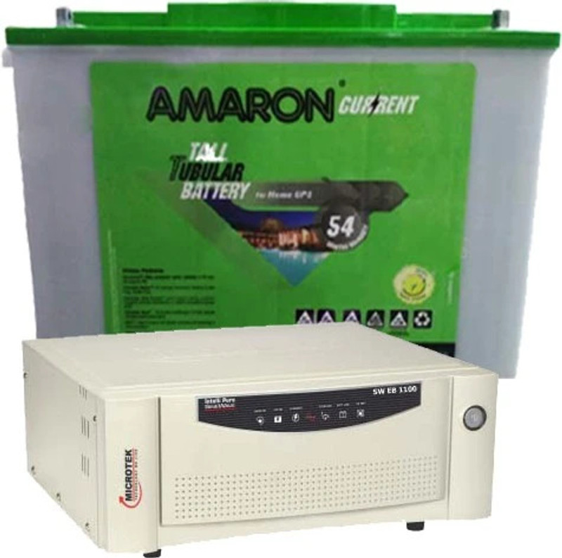 AMARON 54 Months Warranty Tubular Inverter Battery(200 Ah, AAM-CR-AR200TT54+SW EB 1100)