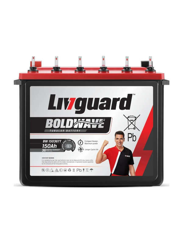 Livguard 3 Year Warranty Tubular Inverter Battery(150 Ah, BW15036TT)