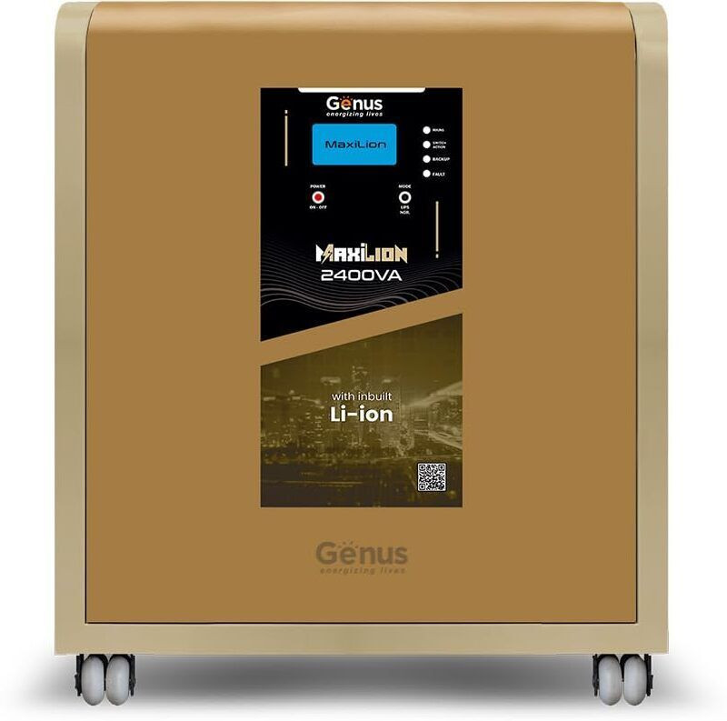 Genus 60 Months Warranty Sealed Inverter Battery(50 Ah, Maxilion 700 With 640Wh Lithium-Ion Battery)