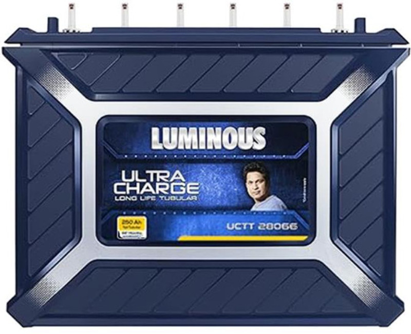 LUMINOUS 66 Months Warranty Tall Tubular Inverter Battery(250 Ah, UCTT 28066)