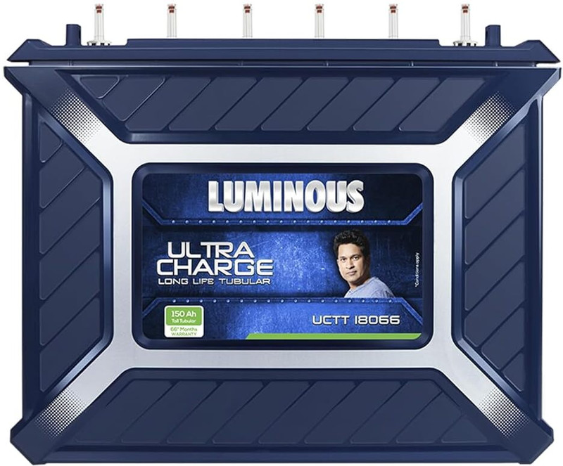 LUMINOUS 66 Months Warranty Tubular Inverter Battery(150 Ah, UCTT 18066)