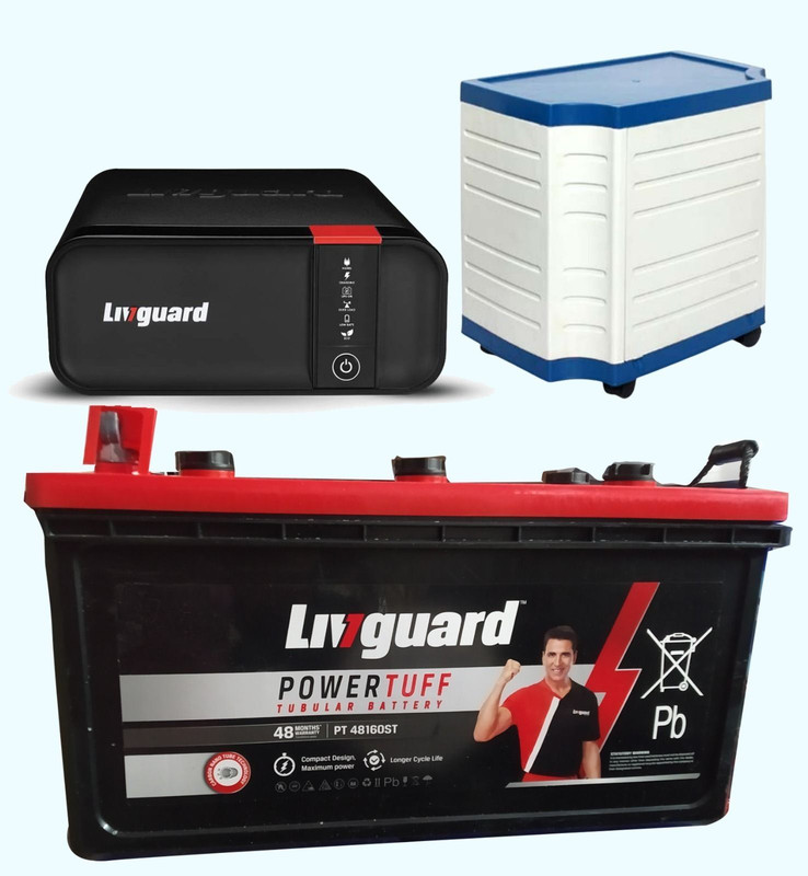 Livguard 48 Months Warranty Tubular Inverter Battery(160 Ah, Ai750 + PT48160ST with Trolley)