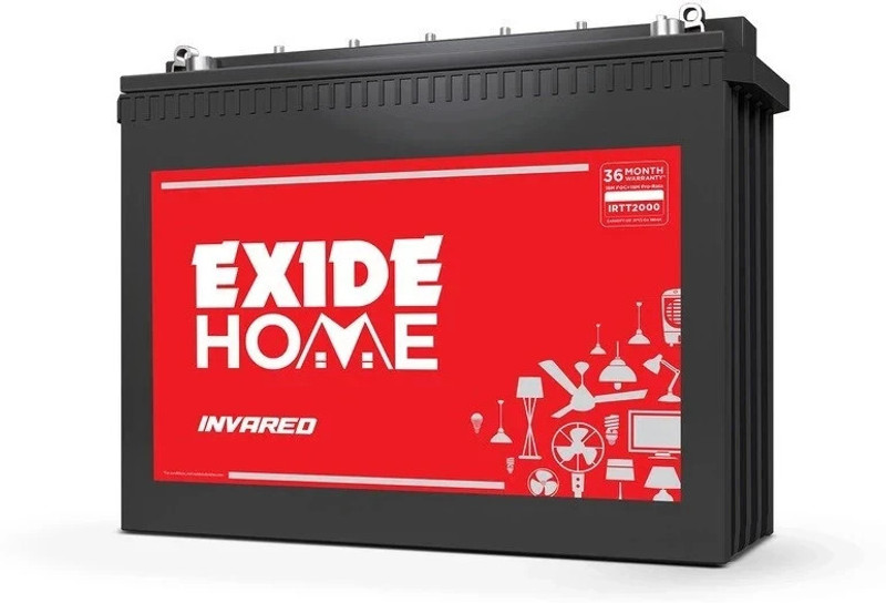 EXIDE 36 Months Warranty Tubular Inverter Battery(200 Ah, IRTT2000)