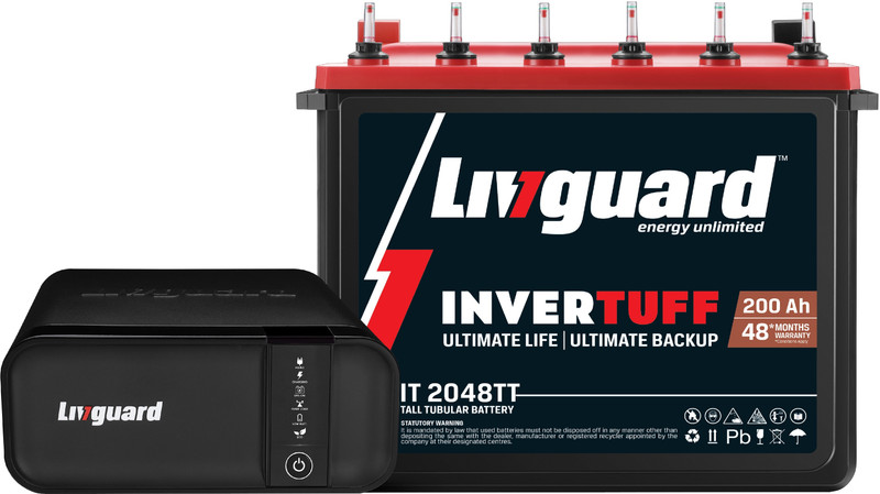 Livguard 48 Months Warranty Tubular Inverter Battery(200 Ah, LG1550i_IT 2048TT)