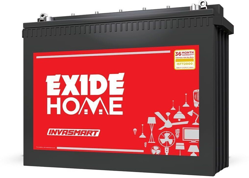 EXIDE 36 Months Warranty Tubular Inverter Battery(200 Ah, Powerbox PBTT2000)