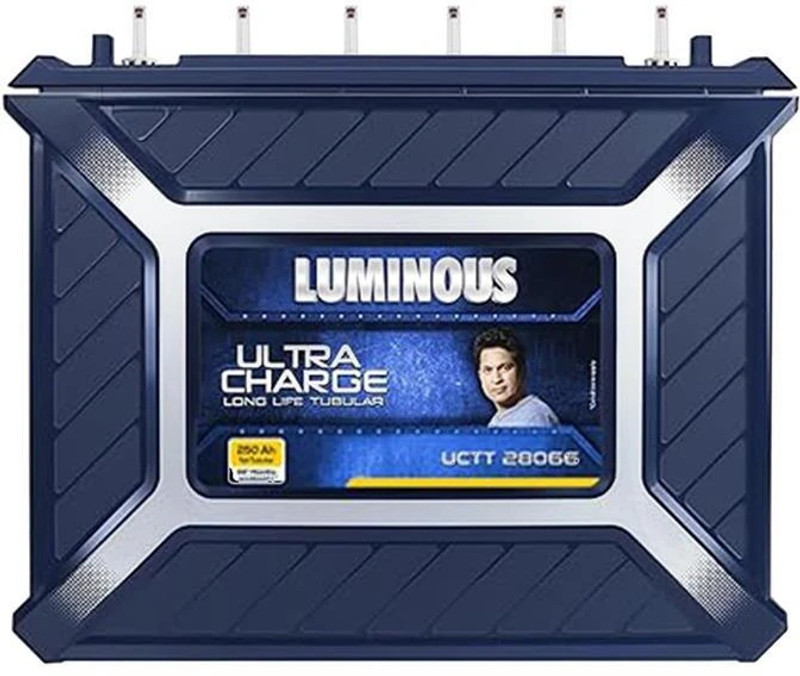 LUMINOUS 66 Months Warranty Tubular Inverter Battery(250 Ah, UCTT 28066)