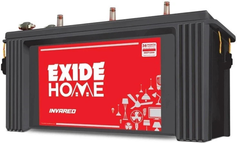 EXIDE 36 Months Warranty Tubular Inverter Battery(120 Ah, IRST1200)
