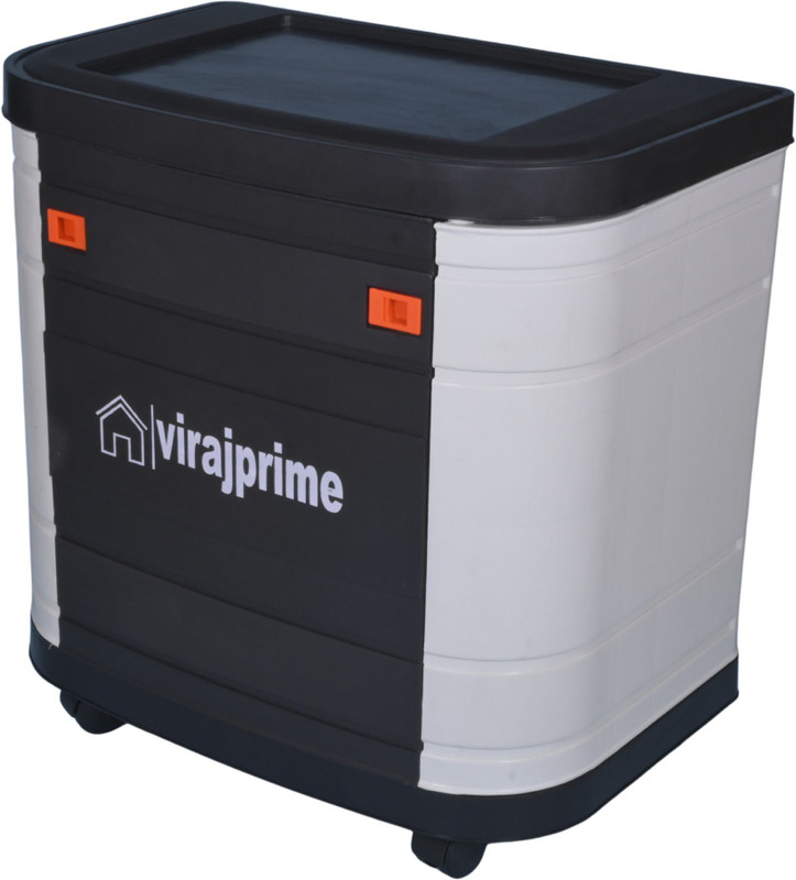 VIRAJ PRIME GLOBE BLACK WHITE TROLLEY Trolley for Inverter and Battery(Multicolor)