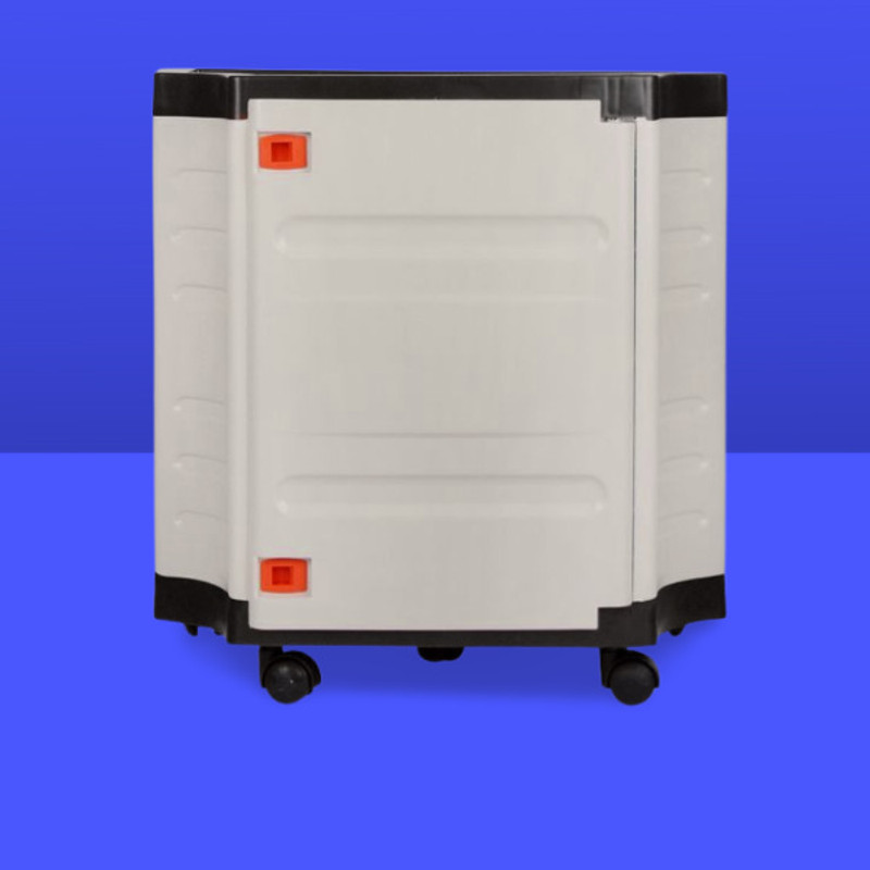 kukki LIBERTY HOME UPS CABINET TROLLY FOR INVERTER AND BATTERY Trolley for Inverter and Battery(Black)
