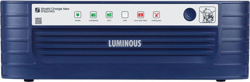 LUMINOUS Shakti Charge Neo 1450 Pro Shakti Charge Neo 1450 Pro with 36 Months Warranty Square Wave Inverter(1100 VA)