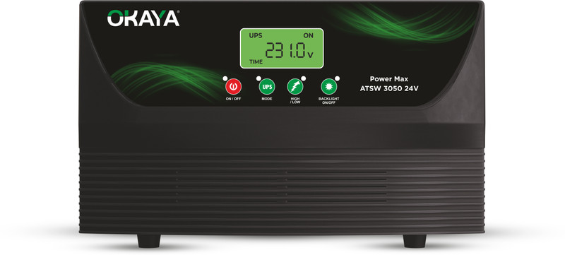 OKAYA ATSW 3050 24V with 36 Months Warranty Pure Sine Wave Inverter(2500 VA)
