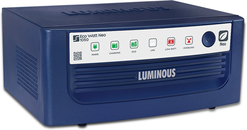 LUMINOUS ECO VOLT NEO 1050/12V with 24 Months Warranty Pure Sine Wave Inverter(900 VA)