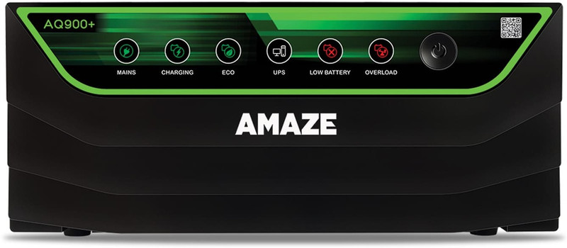 AMAZE Amaze AQ1075+ 12V inverter AQ1075 Inverter with 36 Months Warranty Square Wave Inverter(900 VA)