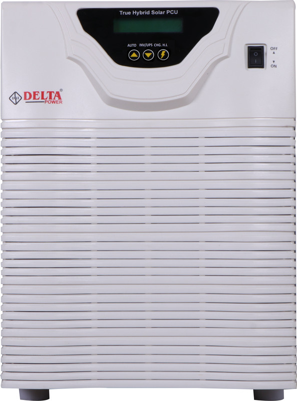 DELTA POWER SUPPORTS HEAVY LOAD OF 1.5HP SUBMERSIBLE PUMP 24V 3.5KVA HIGH CAPACITY SOLAR FULLY AUTOMATIC PCU(SOLAR + NON SOLAR) with 24 Months Warranty Solar Compatible Pure Sine Wave Inverter(3000 VA)