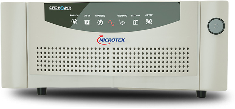 Microtek SUPER POWER UPS 1100 12V MTKAE11H with 3 Year Warranty Square Wave Inverter(950 VA)