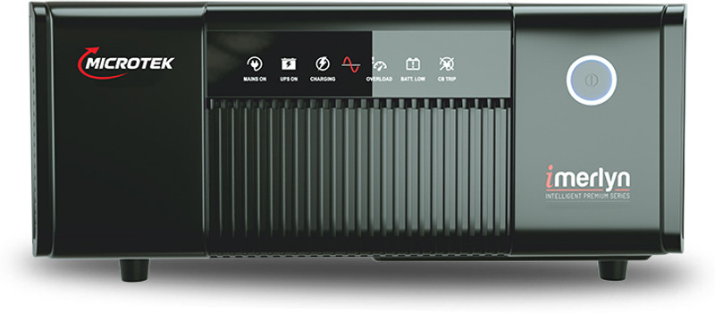 Microtek iMERLYN UPS 850 12V (UPS IMERLYN 850 DG) with 3 Year Warranty Square Wave Inverter(700 VA)