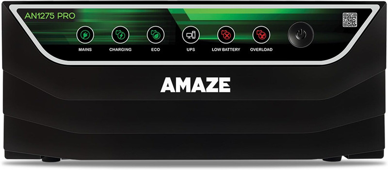 AMAZE Inverter for Home, Office & Shops AN 1275/12V Pro 1100VA with 36 Months Warranty Pure Sine Wave Inverter(1100 VA)