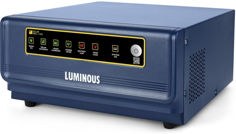 LUMINOUS NXG1150e 1150e / 12V with 36 Months Warranty Solar Compatible Pure Sine Wave Inverter(850 VA)