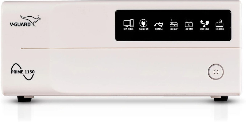 V-Guard Prime 1150 1000VA/800W Prime with 3 Year Warranty Pure Sine Wave Inverter(1000 VA)