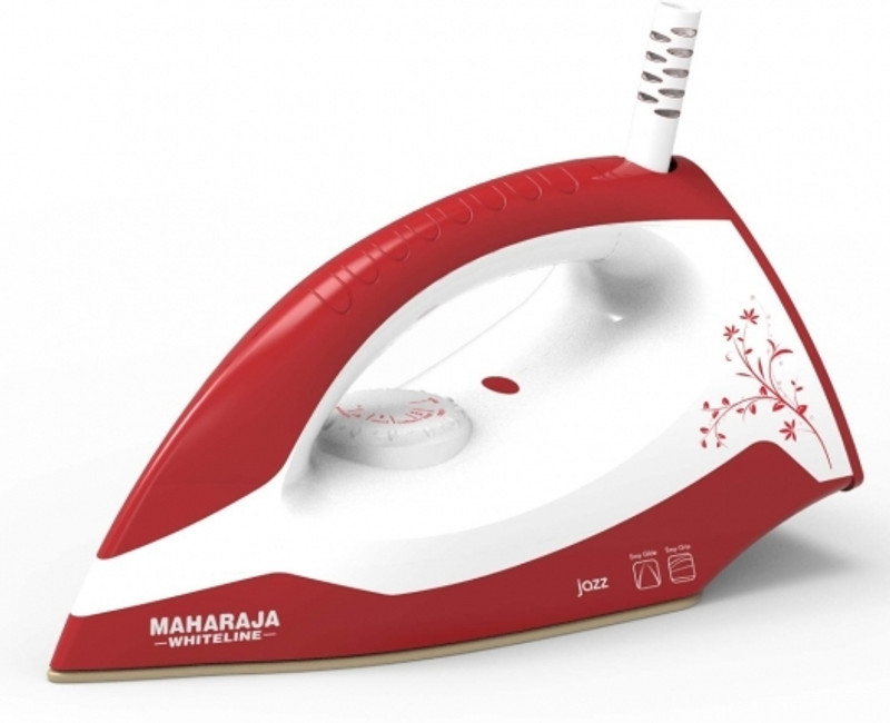 MAHARAJA WHITELINE by GROUP SEB INDIA PVT LTD JAZZ 1000 W Dry Iron(White, CHERRY)